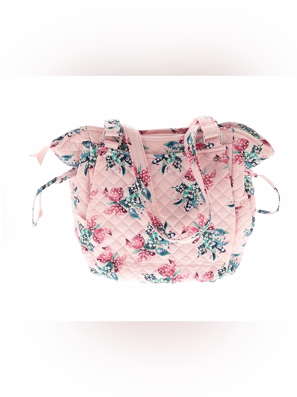 Vera Bradley Glenna Shoulder Bag NWOT Happiness Returns Pink. VINTAGE